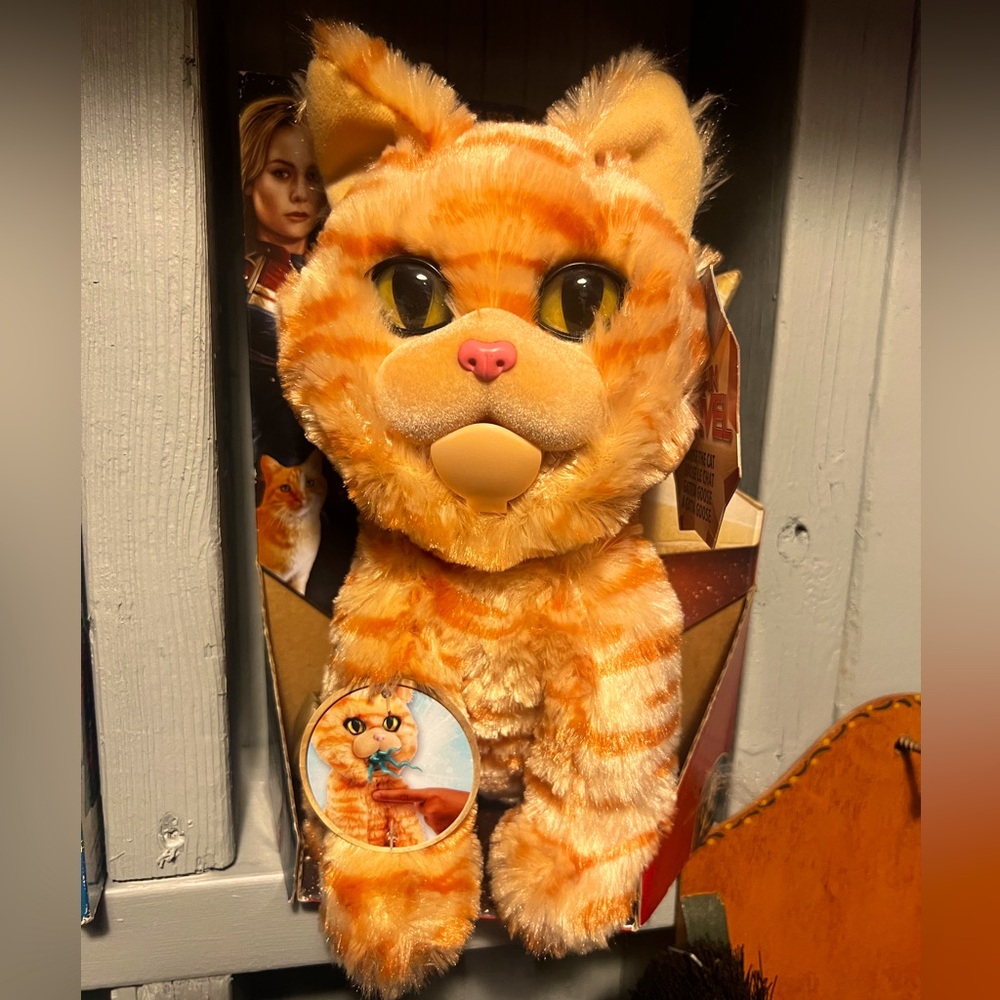 Captain Marvel Goose The Cat Plush Cat Toy